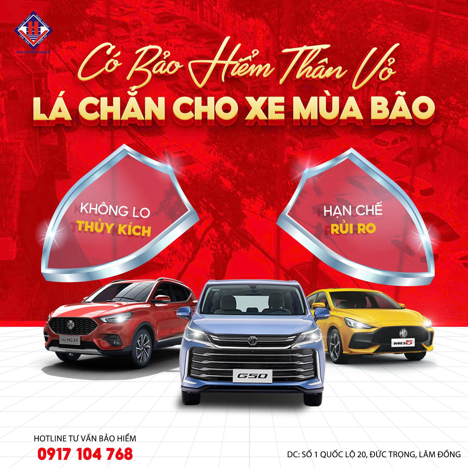 Chương trình bảo hiểm thân vỏ của Hưng Vượng Group